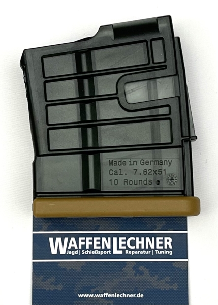 Heckler & Koch Magazin 10 Schuss für MR308, RAL8000 bei Waffen Lechner