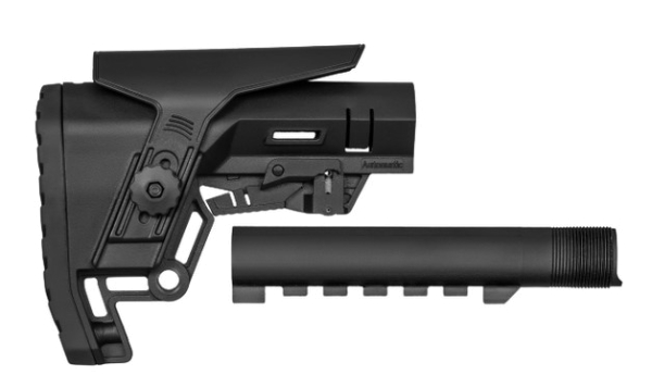 AR15 Schaft mit höhenverstellbarer Backe inkl. Buffer Tube (DP10) schwarz bei Waffen Lechner