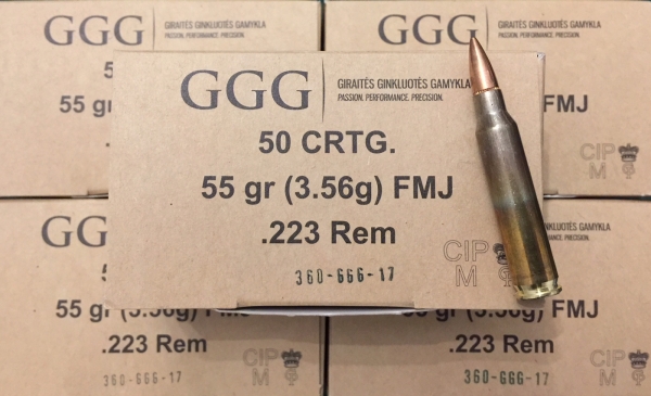 GGG .223 Rem., 62grs VM, 50 St. bei Waffen Lechner